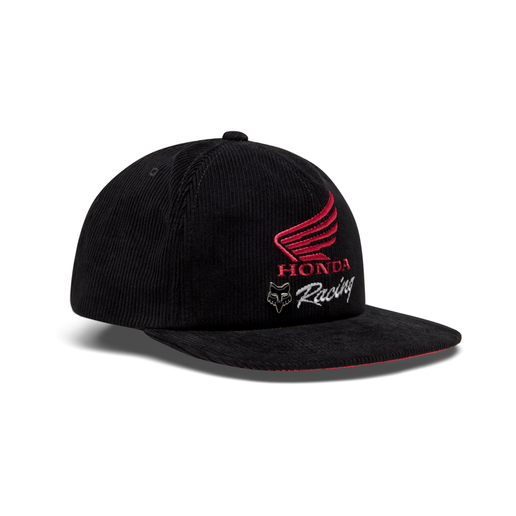 Fox Racing Honda Adjustable Cap in SCHWARZ