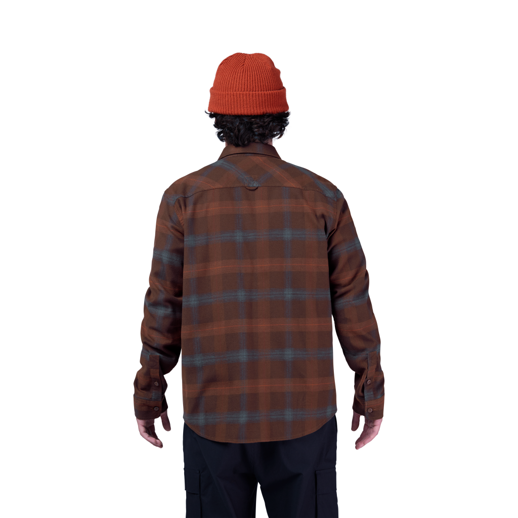 Fox Racing Survivalist Core Flannel LS in BRAUN