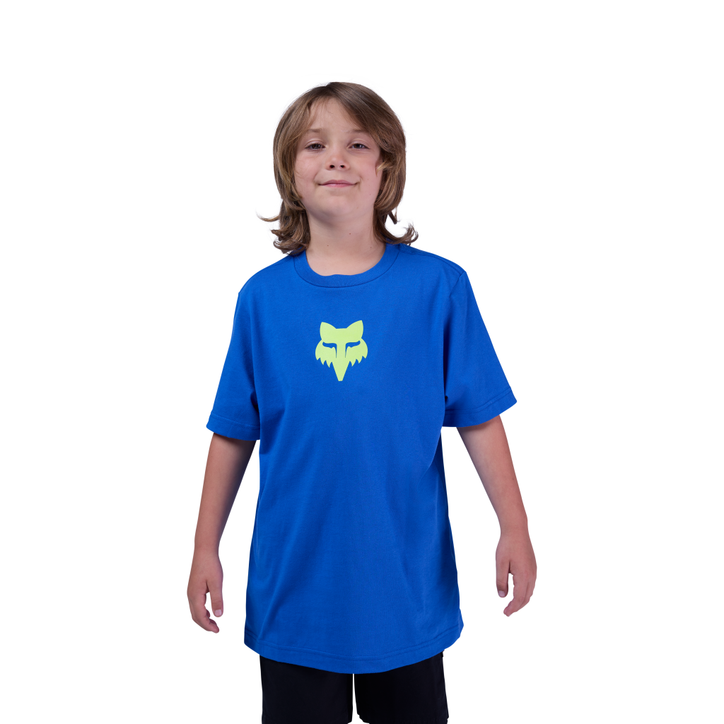 Fox Racing Yth Spire SS Tee in BLAU