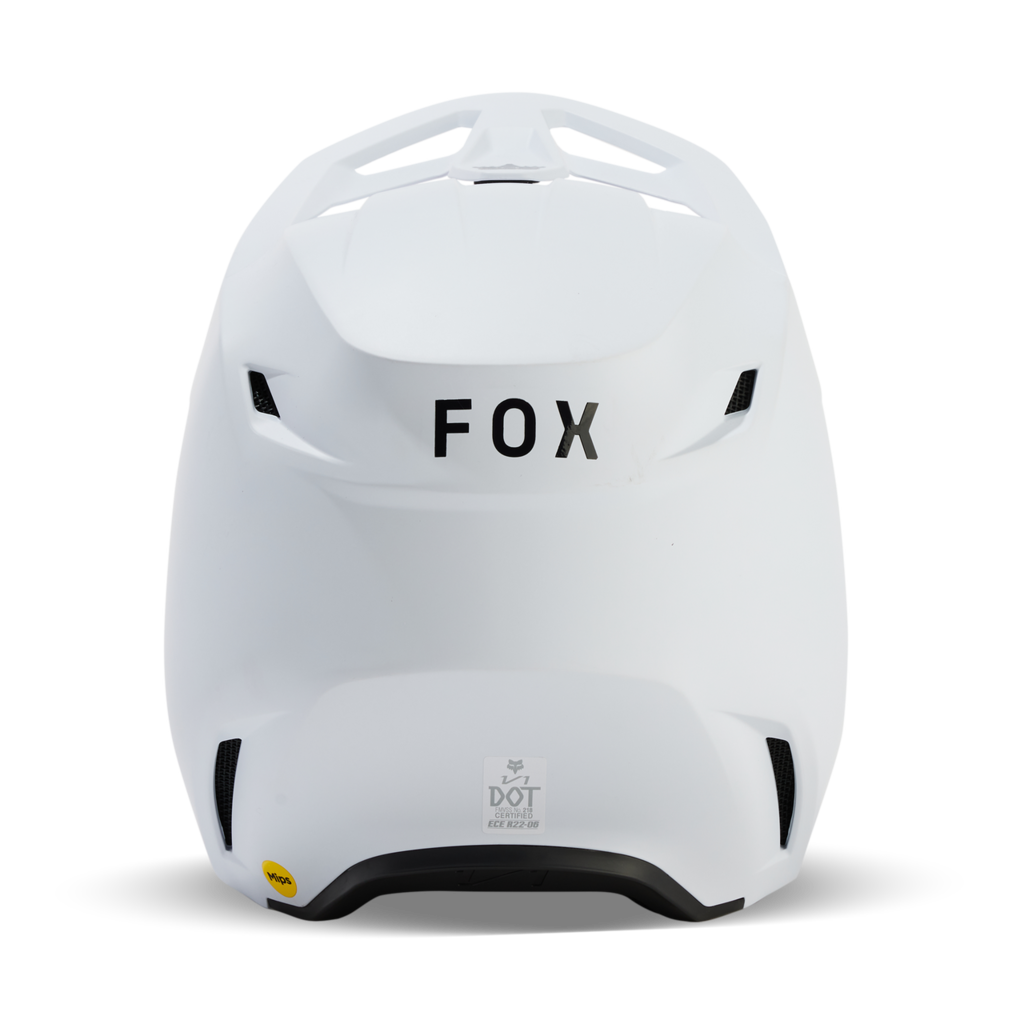 Fox Racing V1 Solid Motocross Helm in WEISS