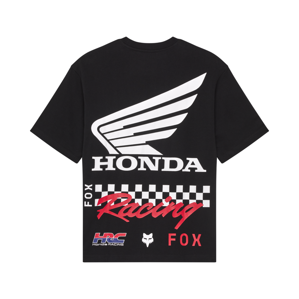 Fox Racing Honda Oversized SS Tee in SCHWARZ