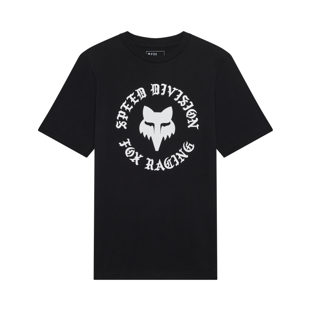 Fox Racing Yth Badge Ss Tee in SCHWARZ