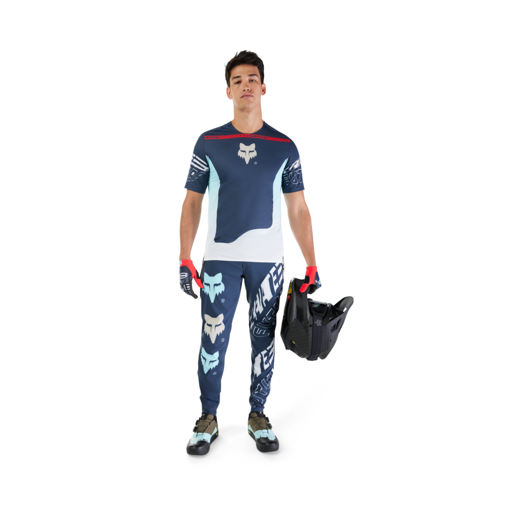 Fox Racing Flexair SS Elevated Trikot kurzarm in BLAU