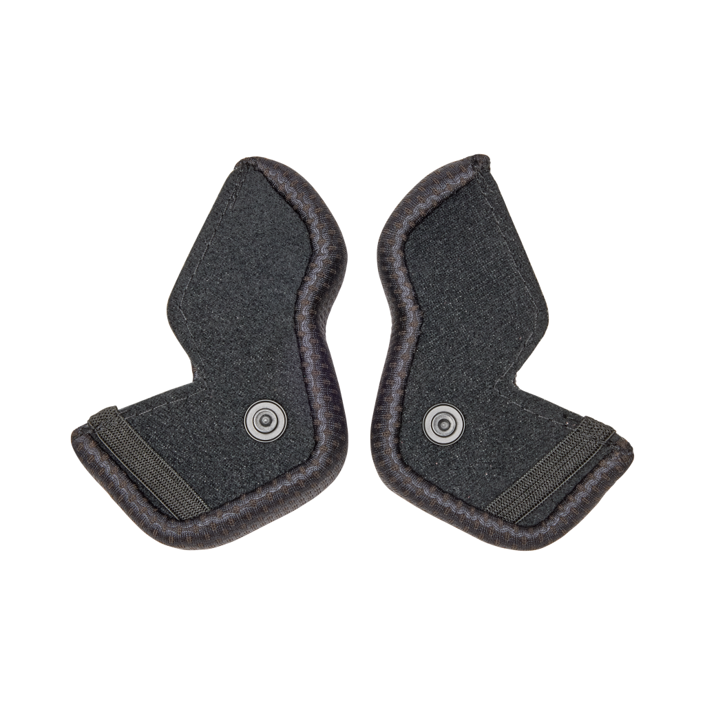 Fox Racing 23 Dropframe Pro Thick Cheekpads in SCHWARZ