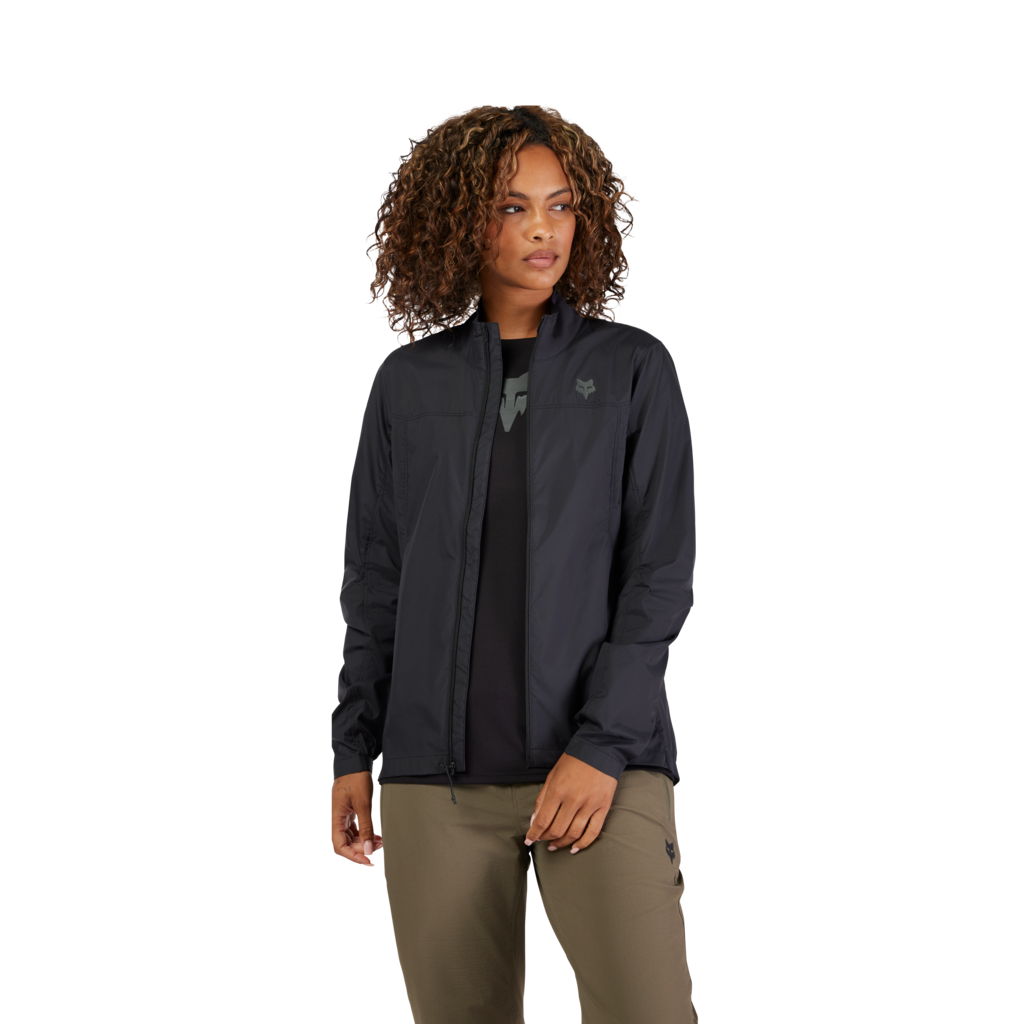 Fox Racing W Ranger Wind Jacket in SCHWARZ
