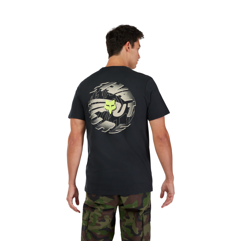 Fox Racing Spiral SS Prem Tee in SCHWARZ