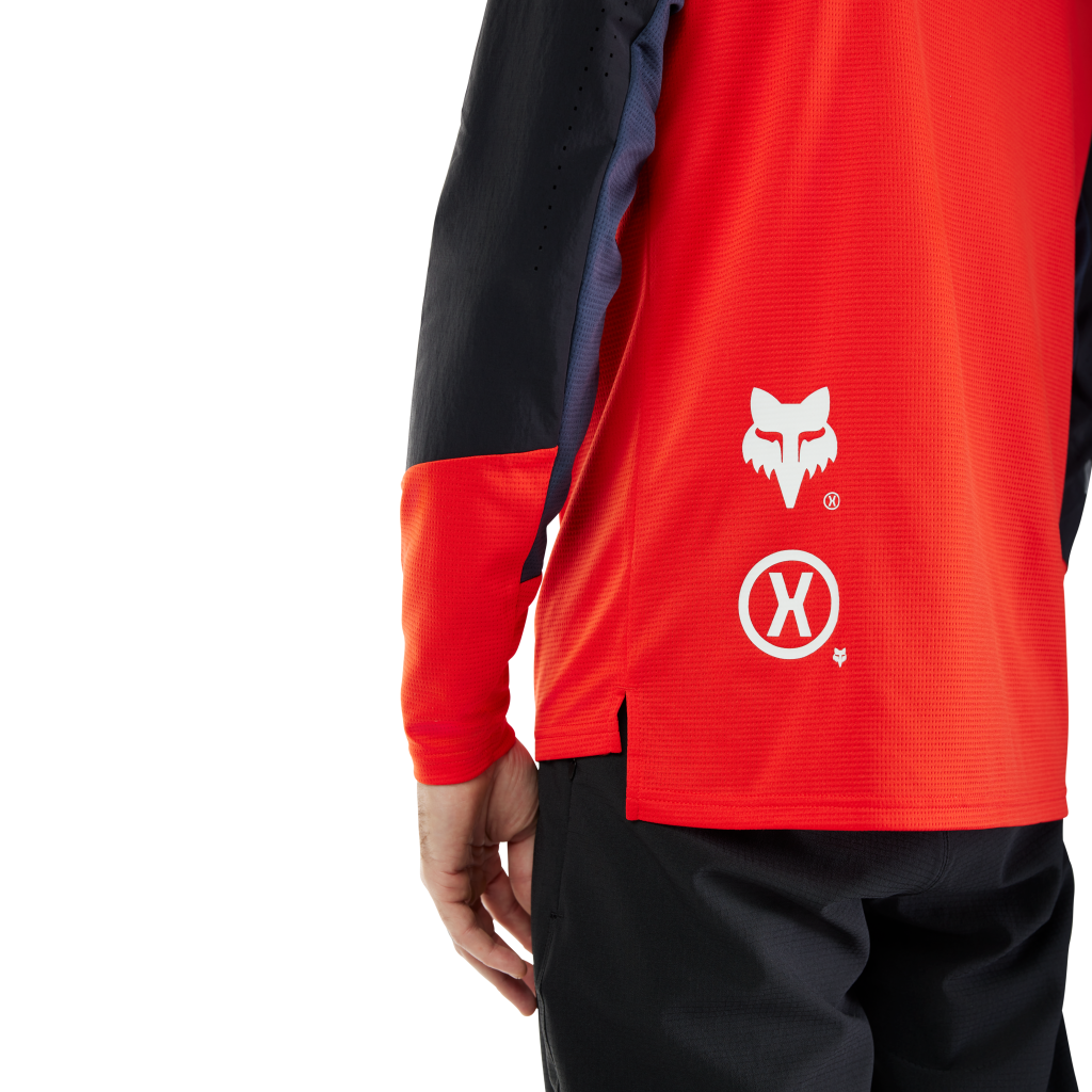 Fox Racing Yth Defend LS Elevated Trikot langarm in ROT