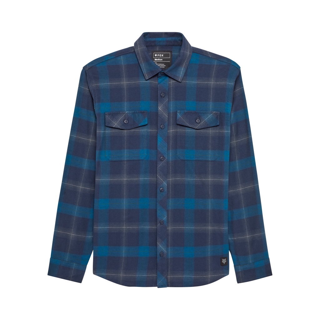 Fox Racing Survivalist Core Flannel LS in BLAU