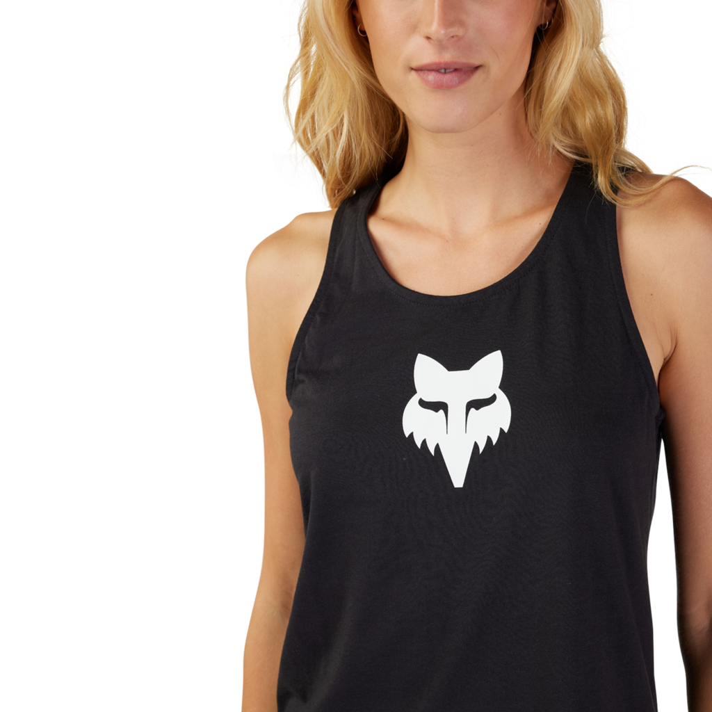 Fox Racing W Fox Head Tank in SCHWARZ