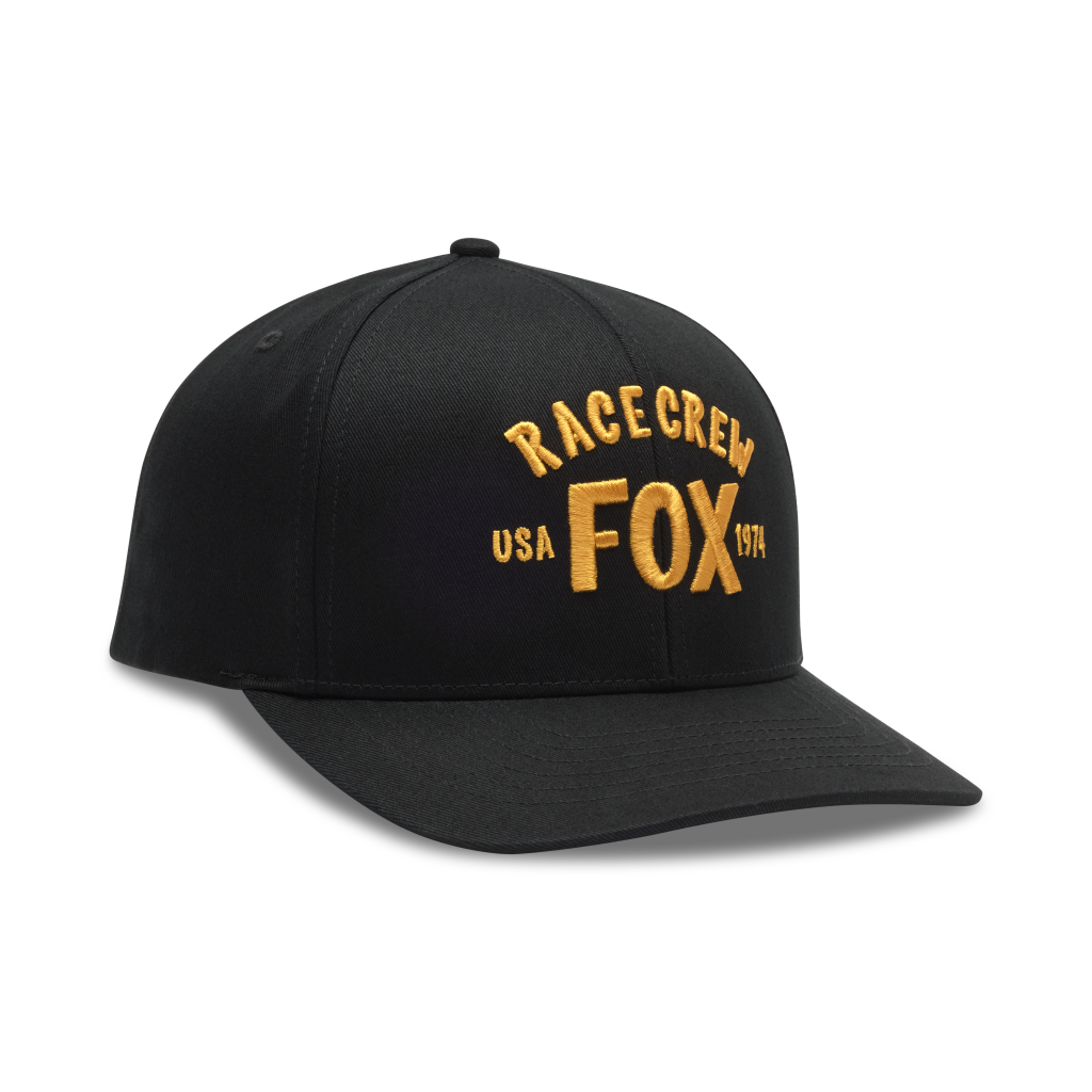 Fox Racing Slogan Snap Back Cap in SCHWARZ