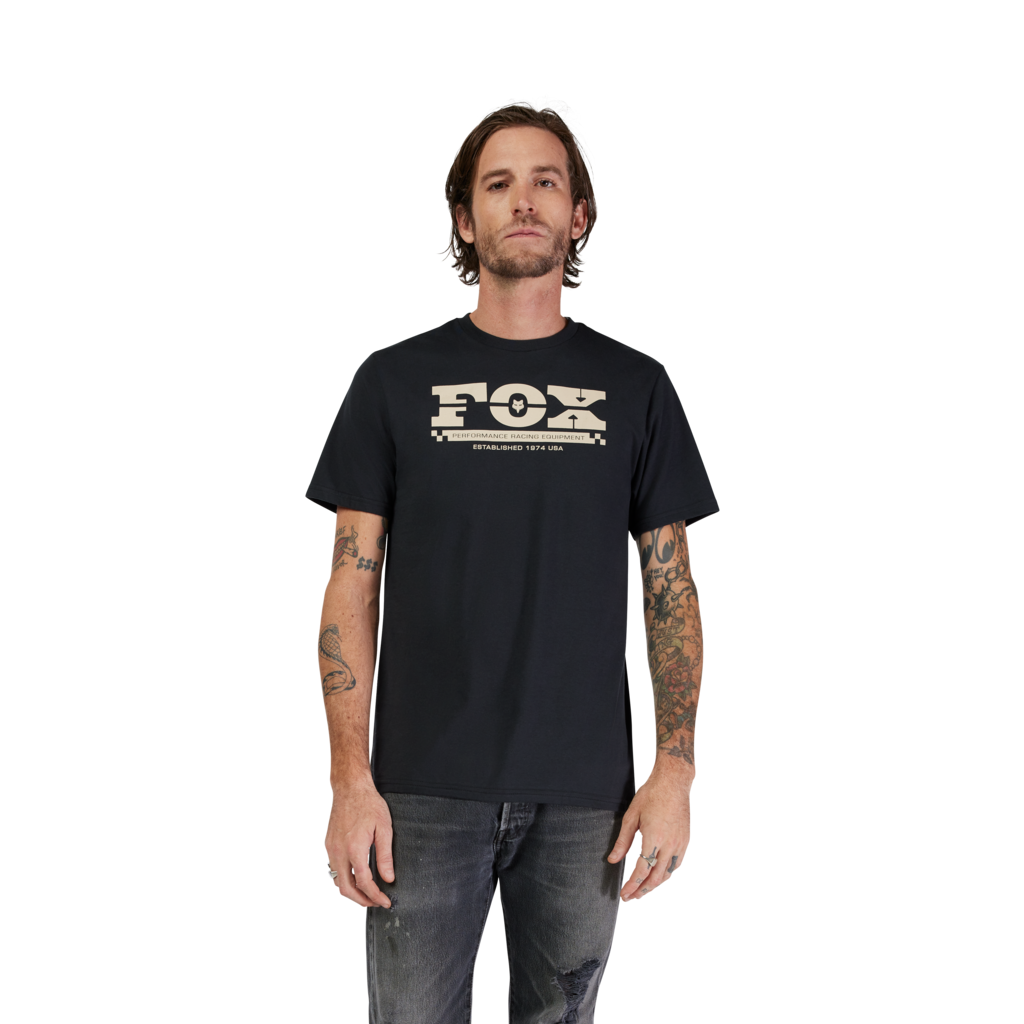 Fox Racing National SS Prem Tee in SCHWARZ