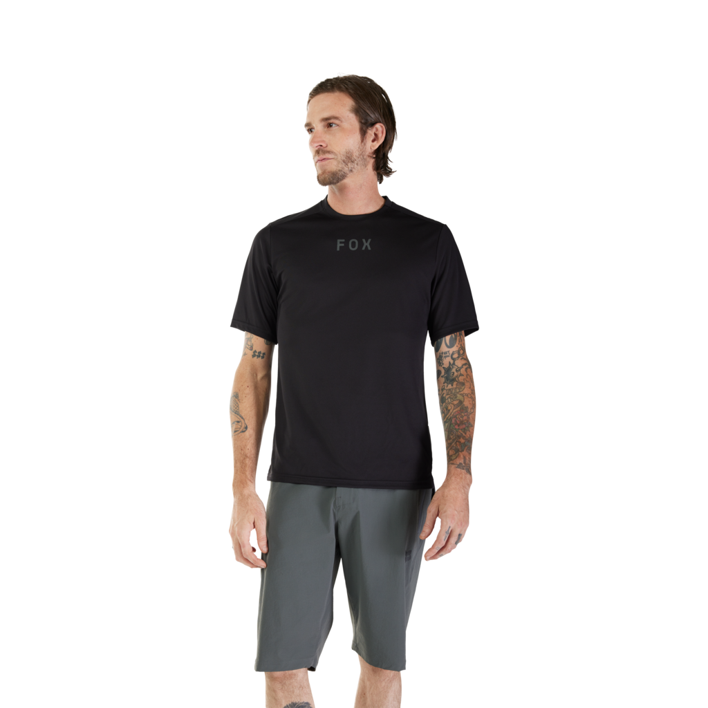Fox Racing Ranger SS Wordmark Trikot kurzarm in SCHWARZ