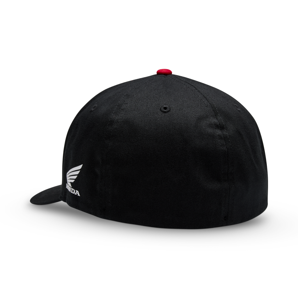 Fox Racing Honda Flexfit Cap in SCHWARZ