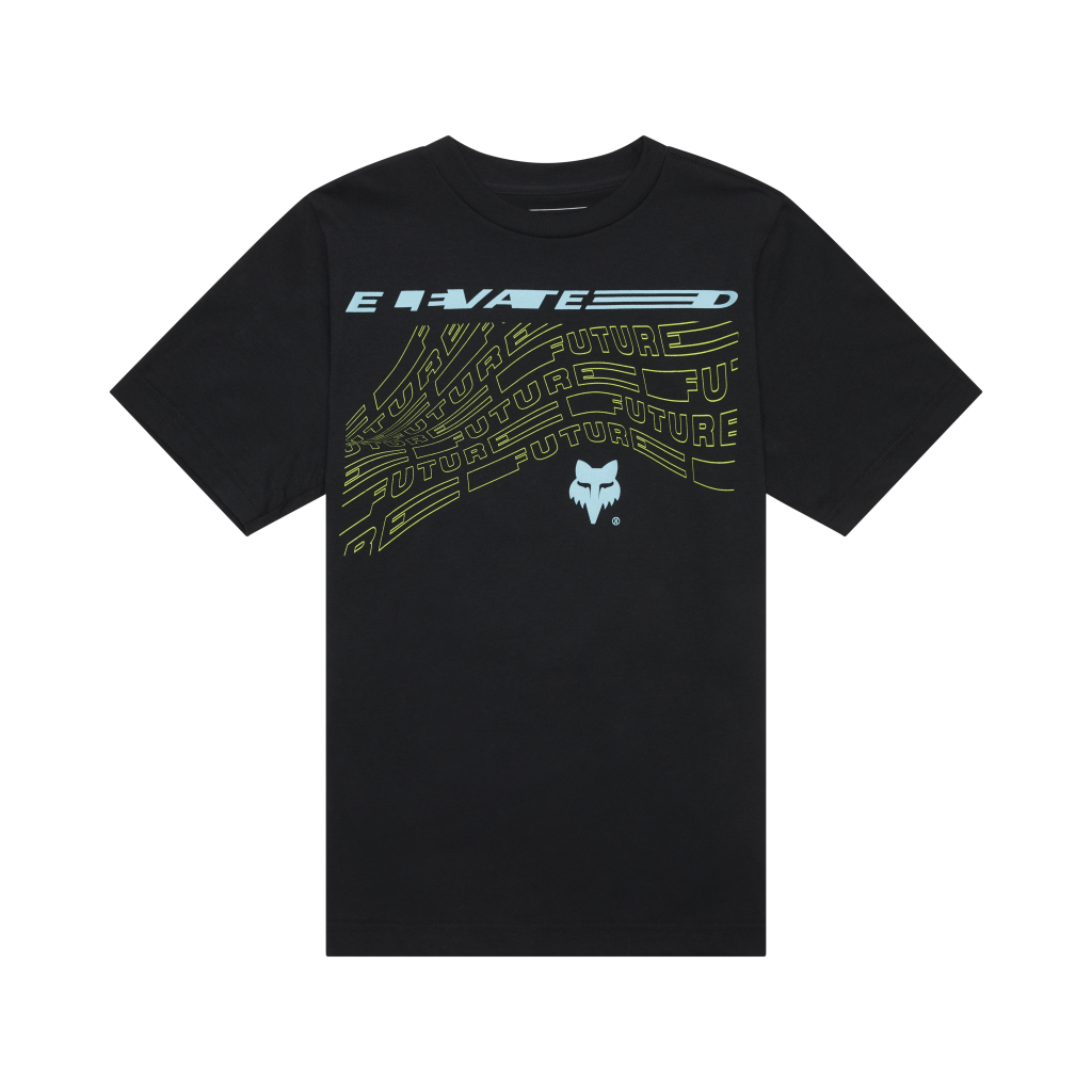Fox Racing Yth Elevated SS Tee in SCHWARZ