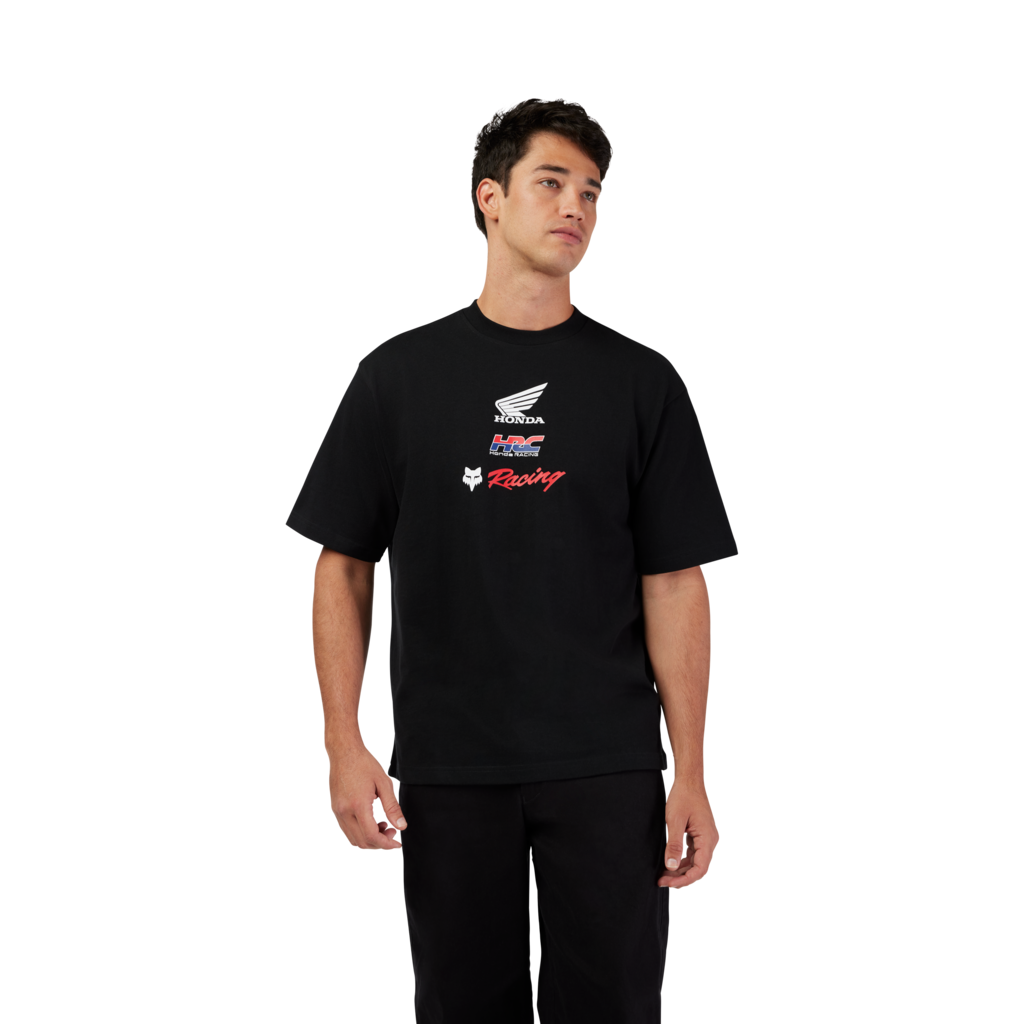 Fox Racing Honda Oversized SS Tee in SCHWARZ