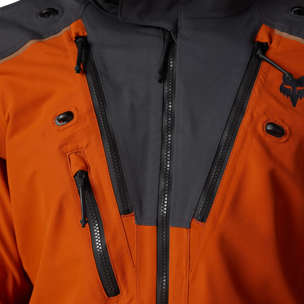 Fox Racing Defend Gore-Tex ADV Motorradjacke in ORANGE