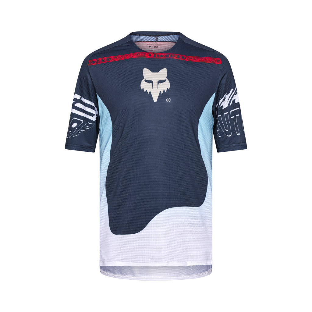 Fox Racing Flexair SS Elevated Trikot kurzarm in BLAU