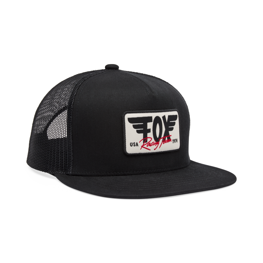 Fox Racing Winged Trucker Cap in SCHWARZ