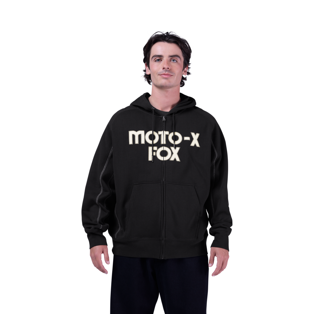 Fox Racing Moto-X Oversized Fleece Zip in SCHWARZ