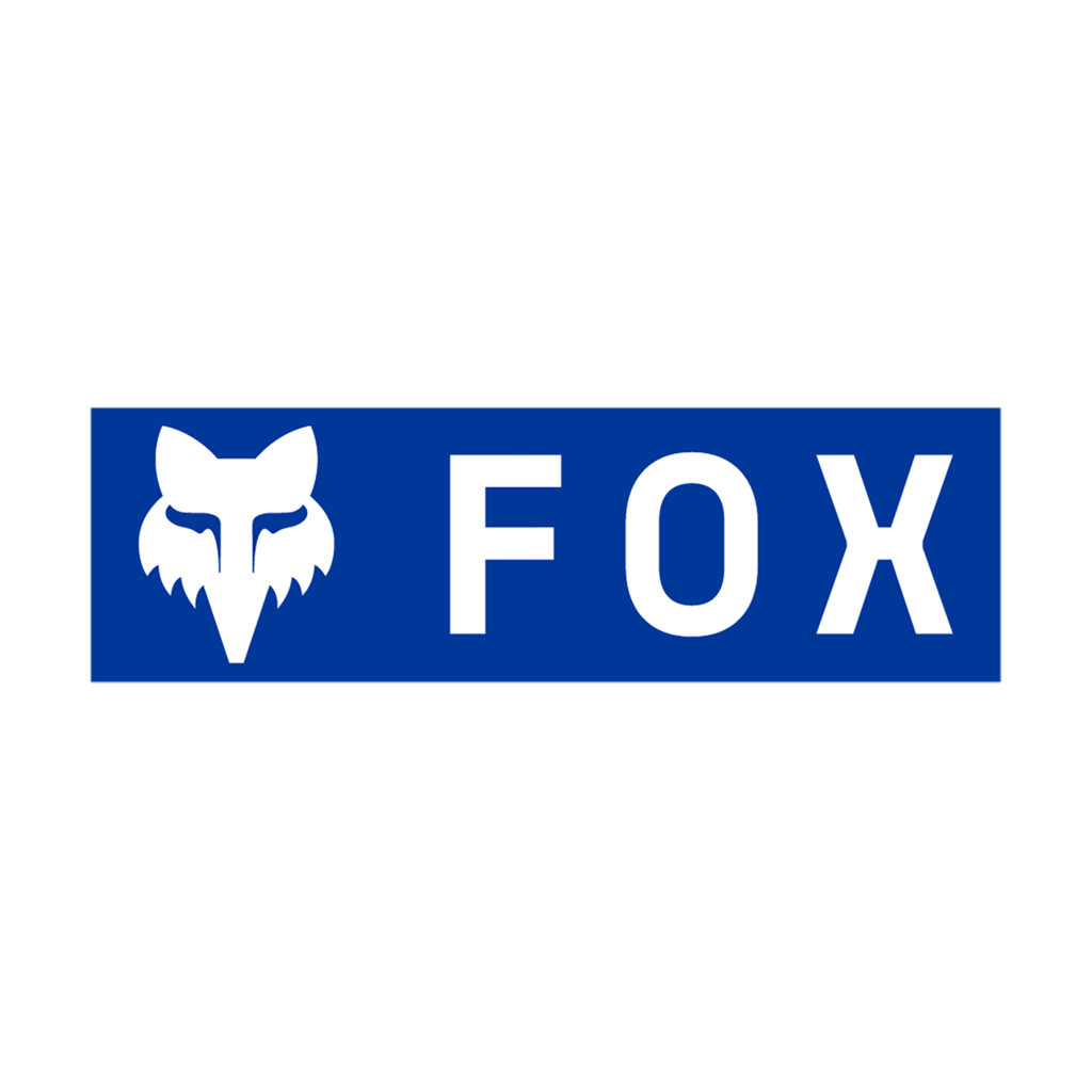 Fox Racing Corporate Logo 3" in BLAU