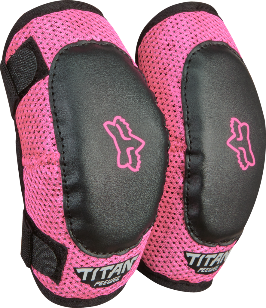 Fox Racing Peewee Titan Ellbogenschoner in SCHWARZ