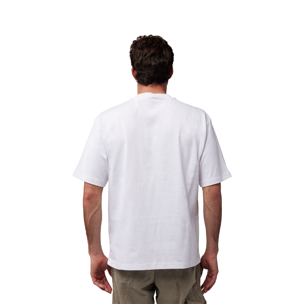 Fox Racing Wordmark Ov SS Tee in WEISS