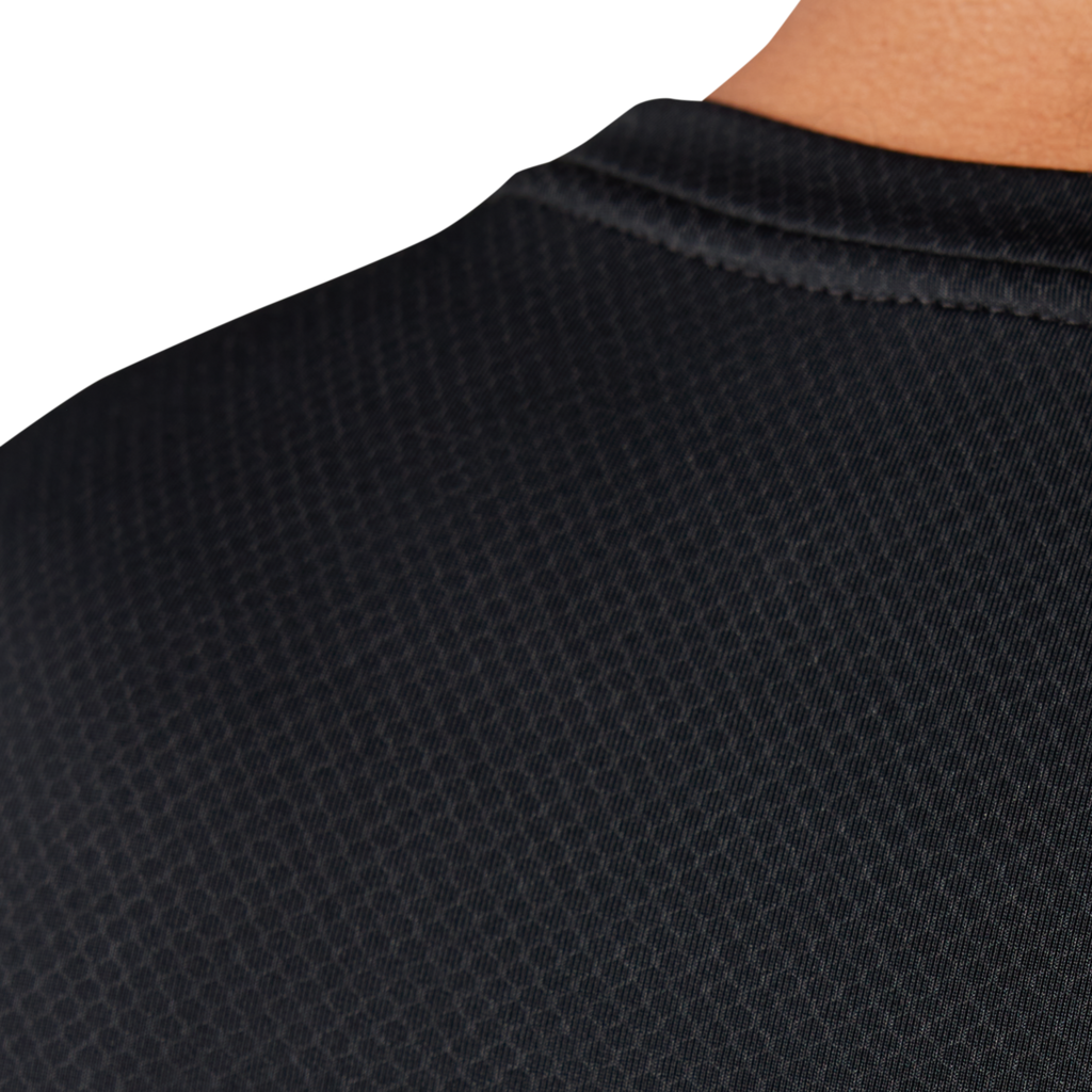 Fox Racing Tecbase Fire LS Shirt in SCHWARZ