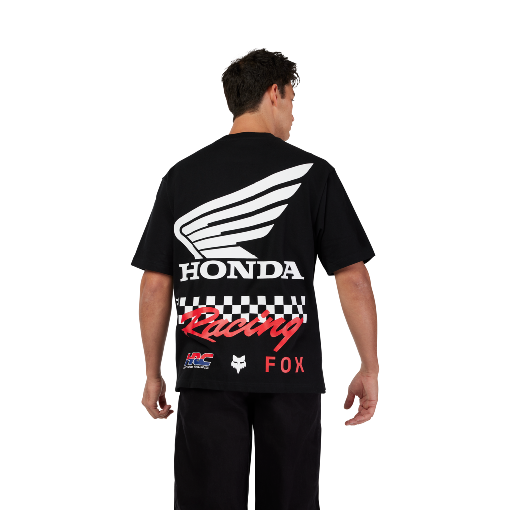 Fox Racing Honda Oversized SS Tee in SCHWARZ
