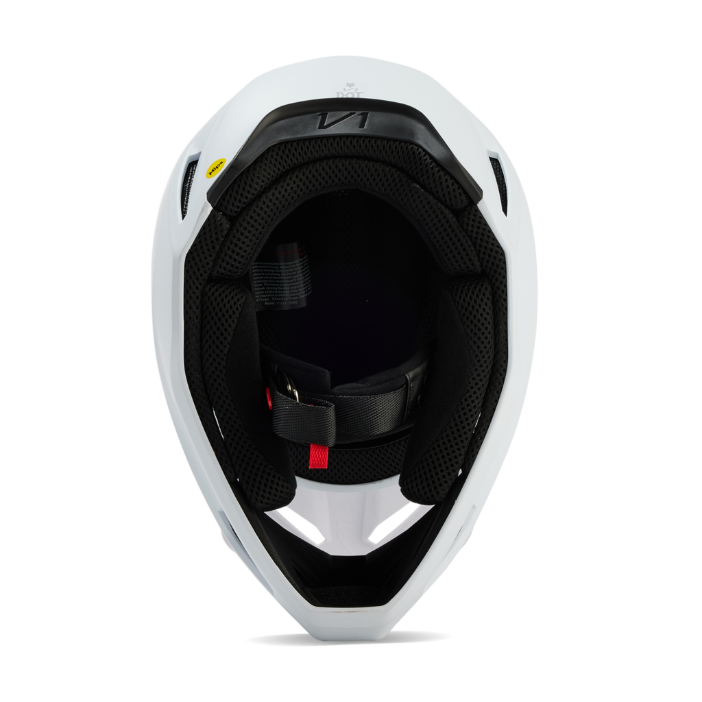 Fox Racing V1 Solid Motocross Helm in WEISS