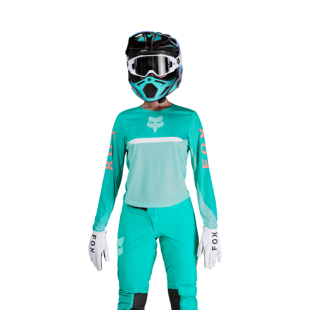 Fox Racing Wmns Flexair Fracture Motocrosstrikot in BLAU