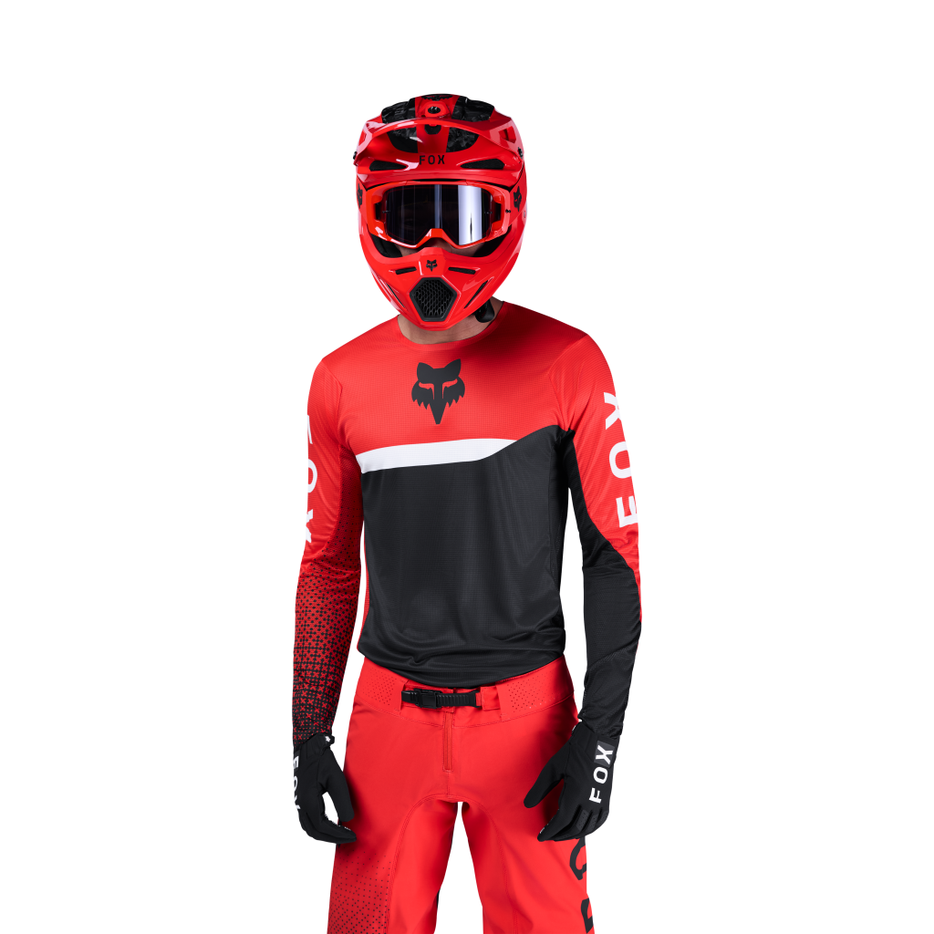 Fox Racing Flexair Fracture Motocrosstrikot in ROT