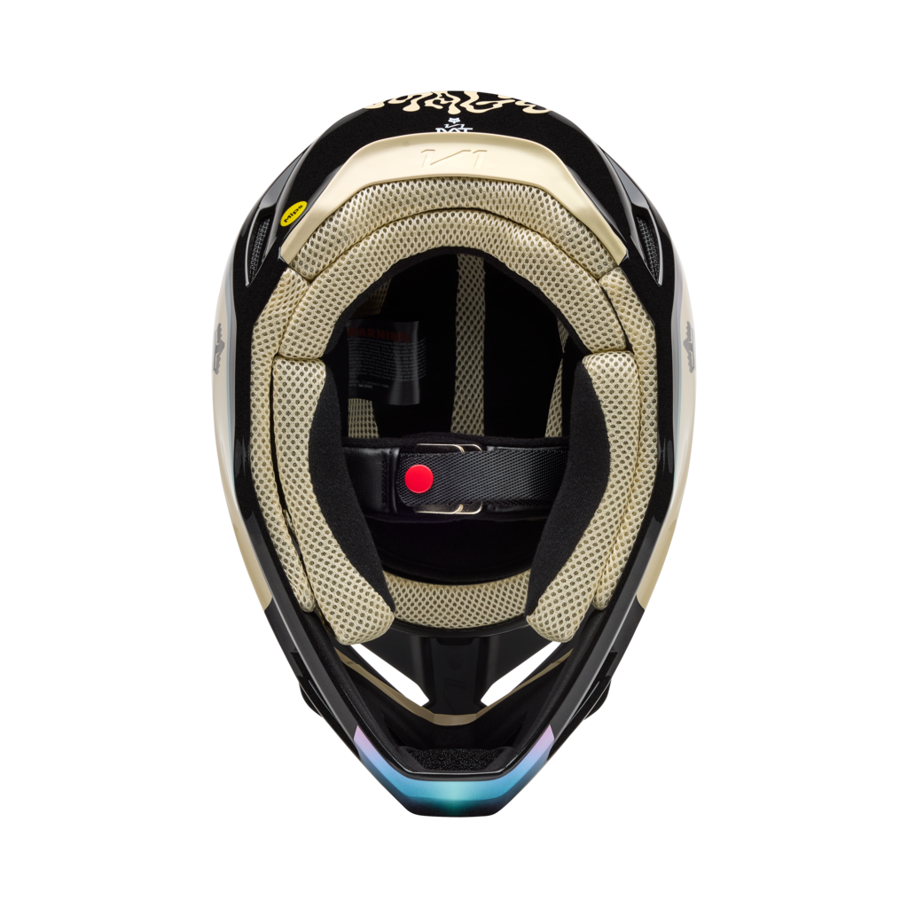 Fox Racing V1 Hello Future Motocross Helm in SCHWARZ