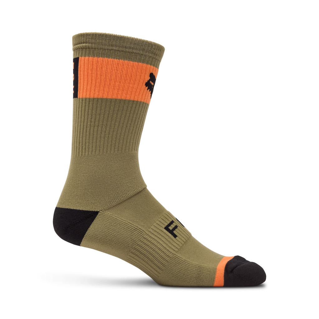 Fox Racing 8" Defend Winter Sock in GRAU