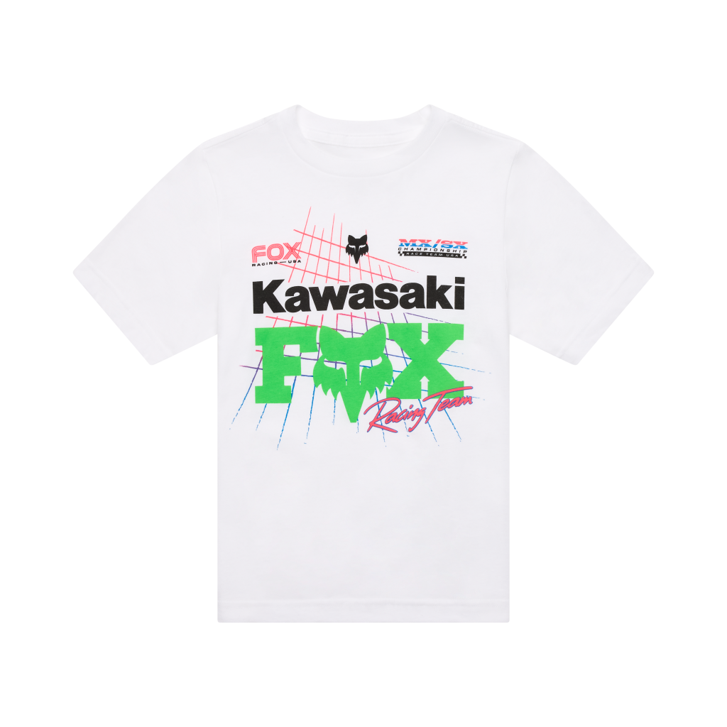 Fox Racing Yth Fox X Kawi SS Tee in WEISS