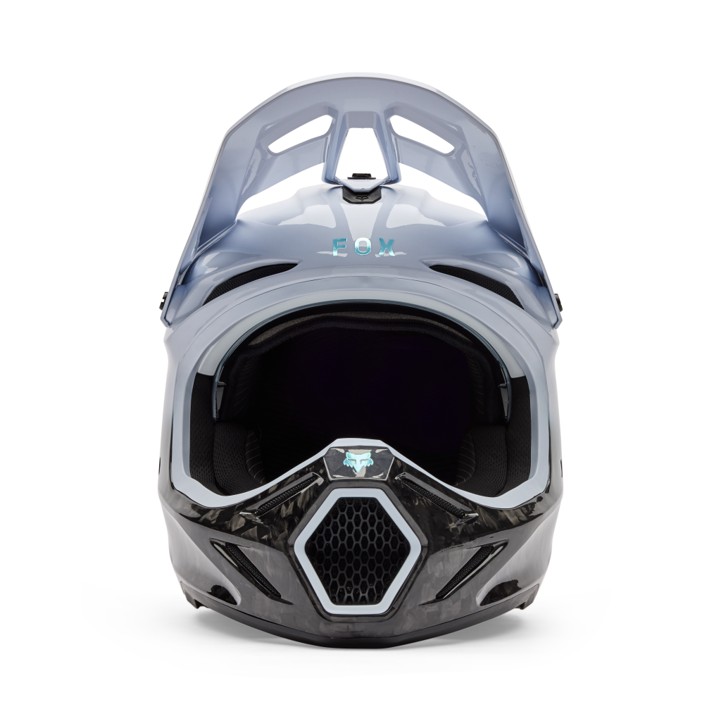 Fox Racing V3 RS Ghost Motocross Helm in WEISS