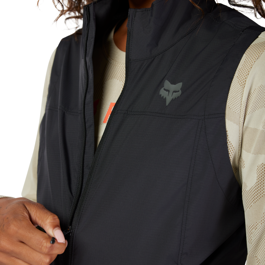 Fox Racing W Ranger Wind Vest in SCHWARZ