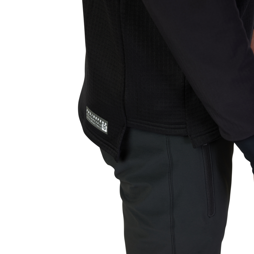 Fox Racing Defend Thermal Hoodie in SCHWARZ