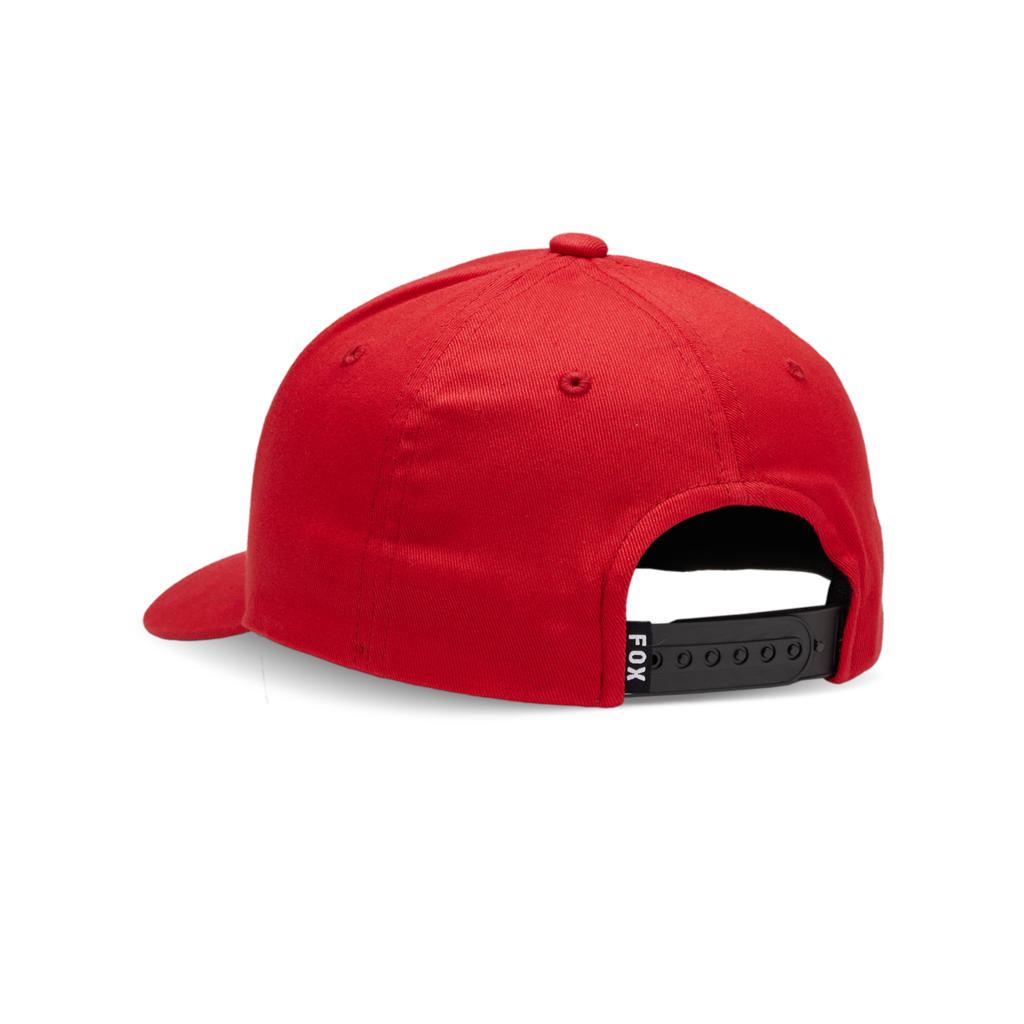 Fox Racing Yth Fox Head 110 Snapback Cap in ROT