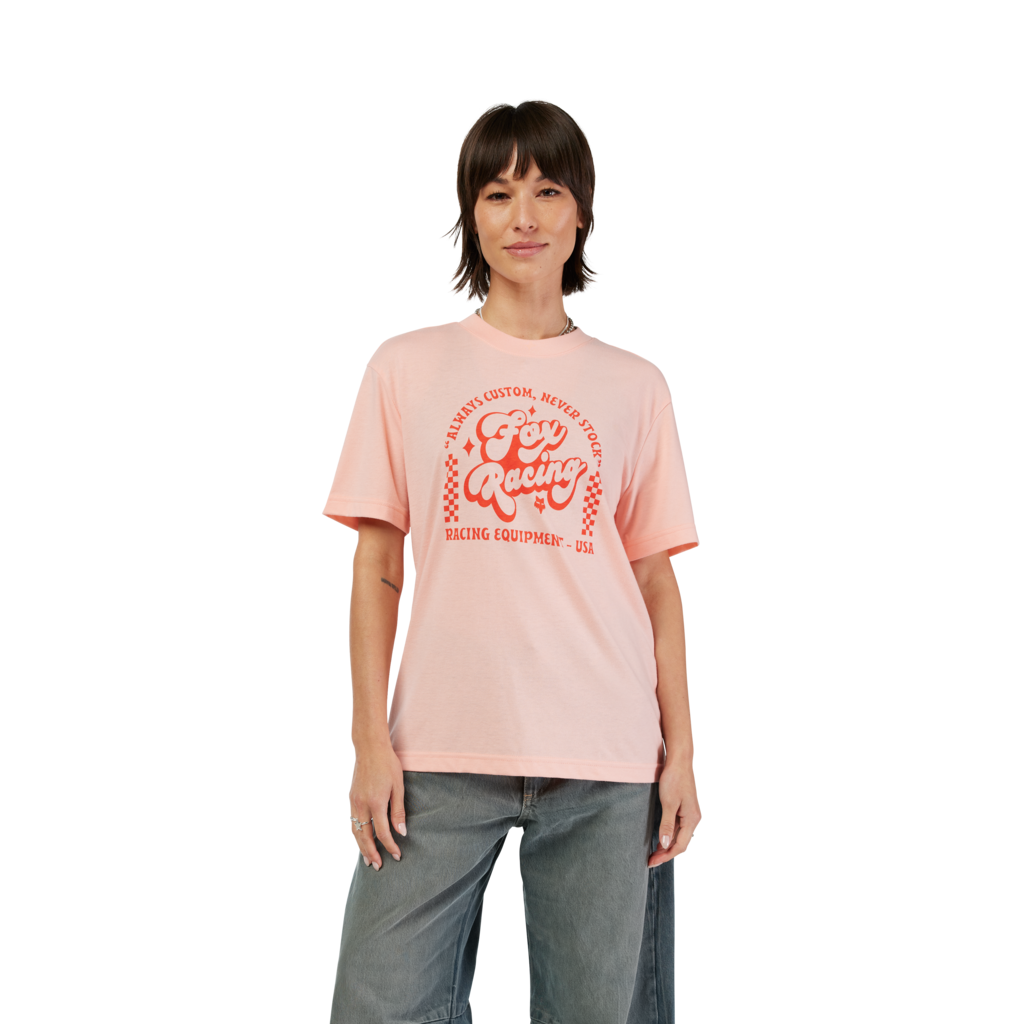 Fox Racing W Never Stock SS Tee in PINK