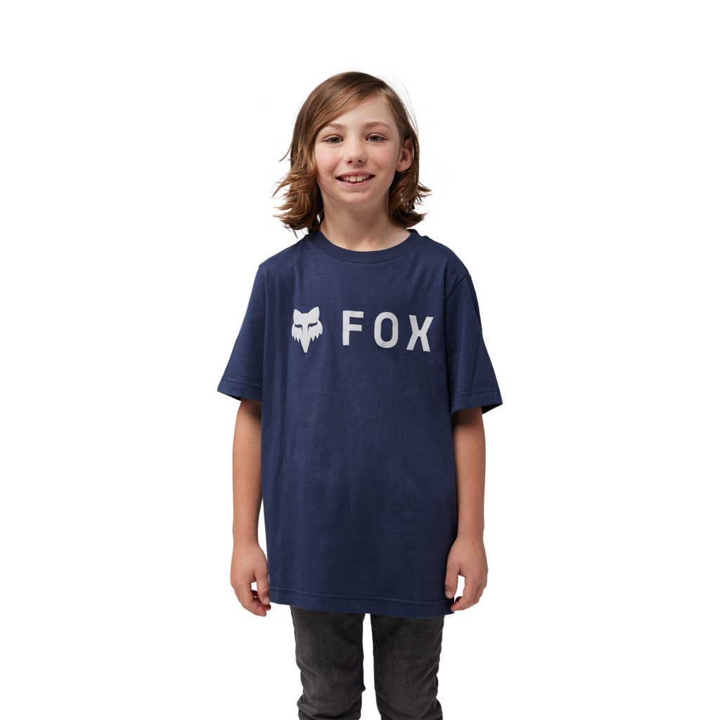 Fox Racing Yth Absolute SS Tee in BLAU