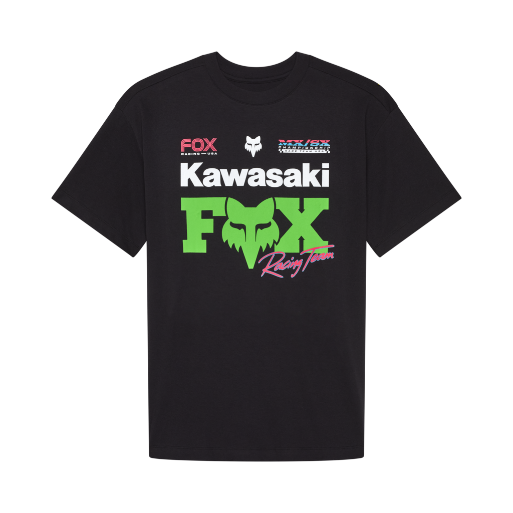 Fox Racing W Fox X Kawi Oversized SS Tee in SCHWARZ