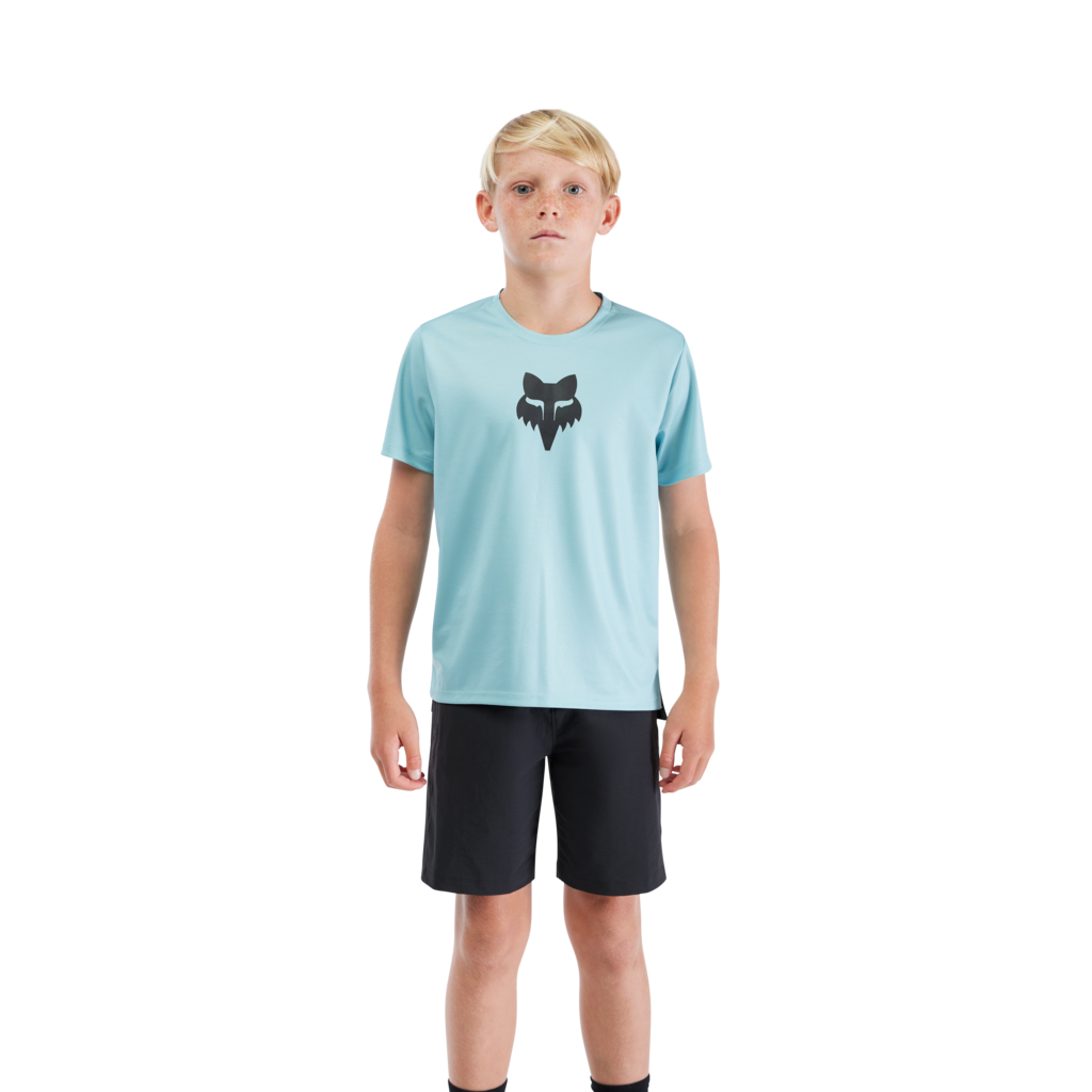 Fox Racing Yth Ranger SS Fox Head Trikot kurzarm in BLAU