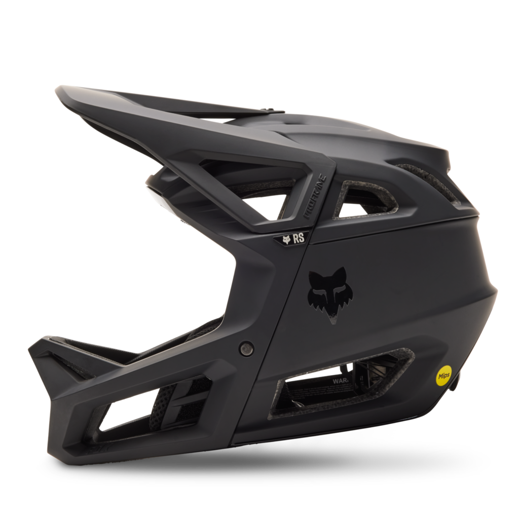 Fox Racing Proframe RS Vollvisier Helm in SCHWARZ