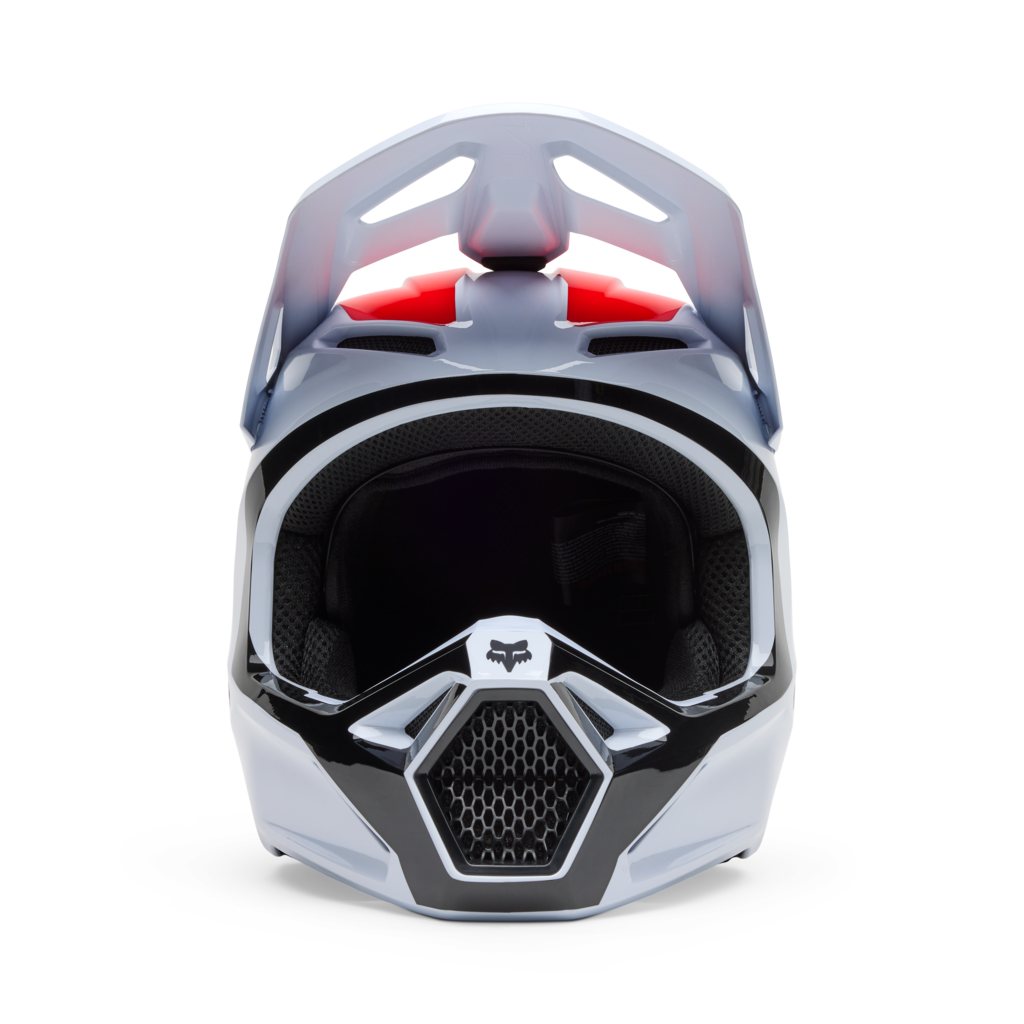 Fox Racing V1 Flow Motocross Helm in WEISS