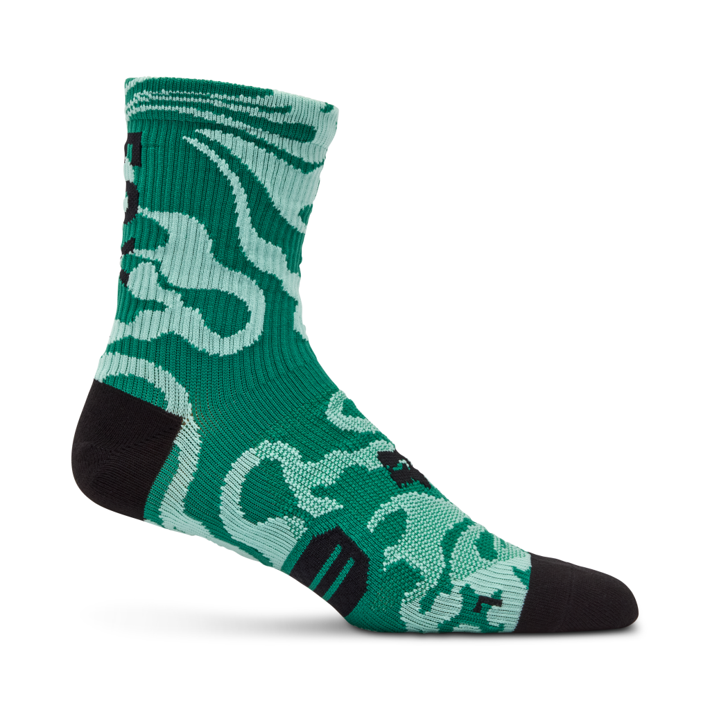 Fox Racing 6" Ranger Sock Frequency in GRÜN
