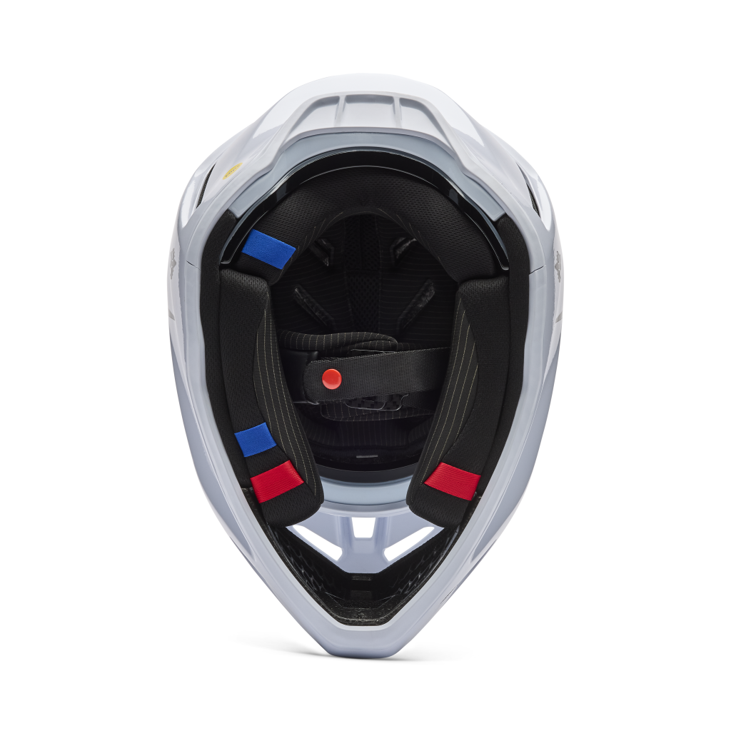 Fox Racing V3 RS Fracture Motocross Helm in WEISS