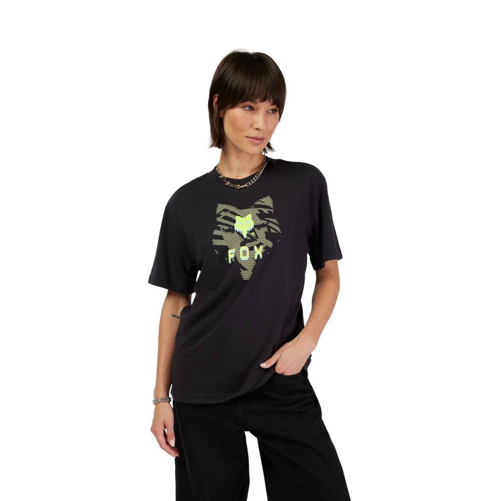 Fox Racing W Elevated Head SS Tee in SCHWARZ