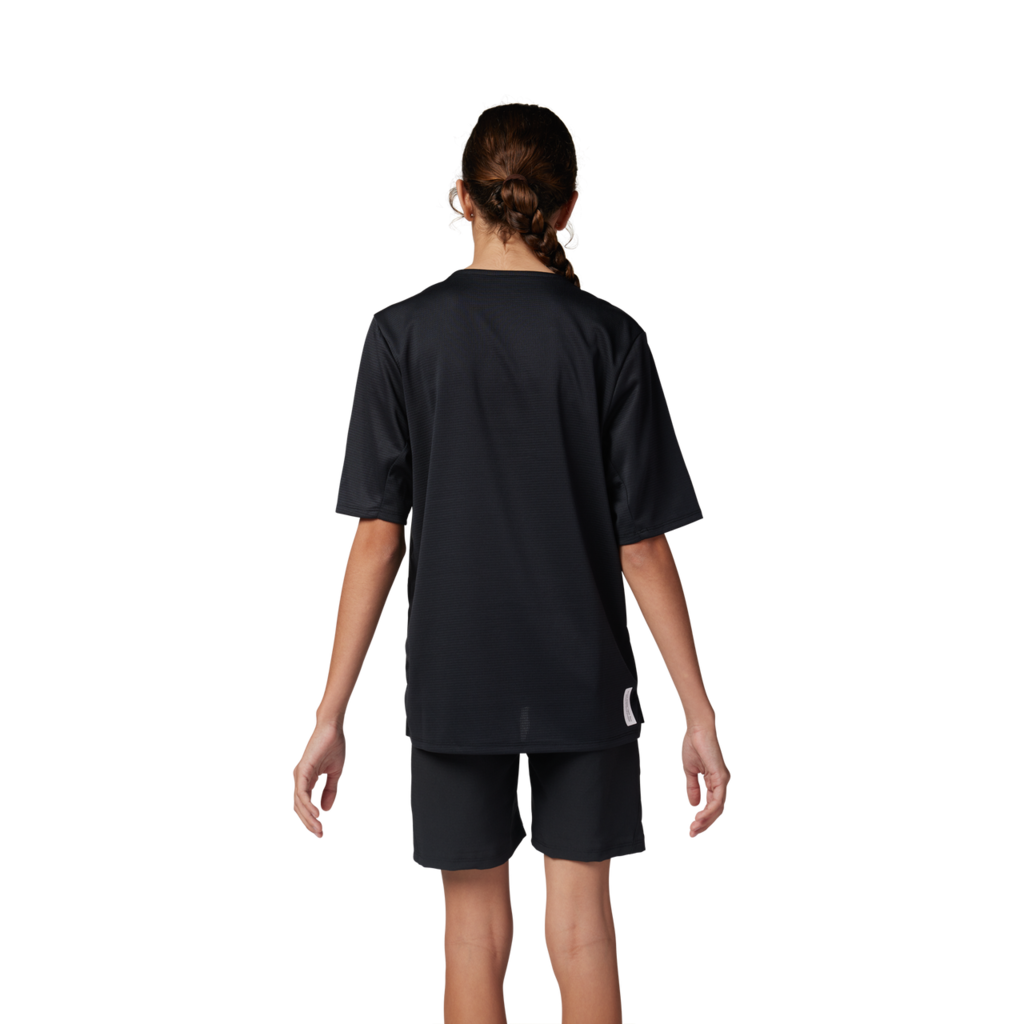 Fox Racing Yth Defend SS Trikot kurzarm in SCHWARZ
