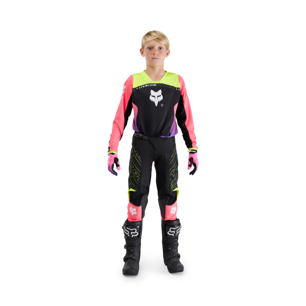 Fox Racing Yth 180 Elevated Motocrosshose in PINK