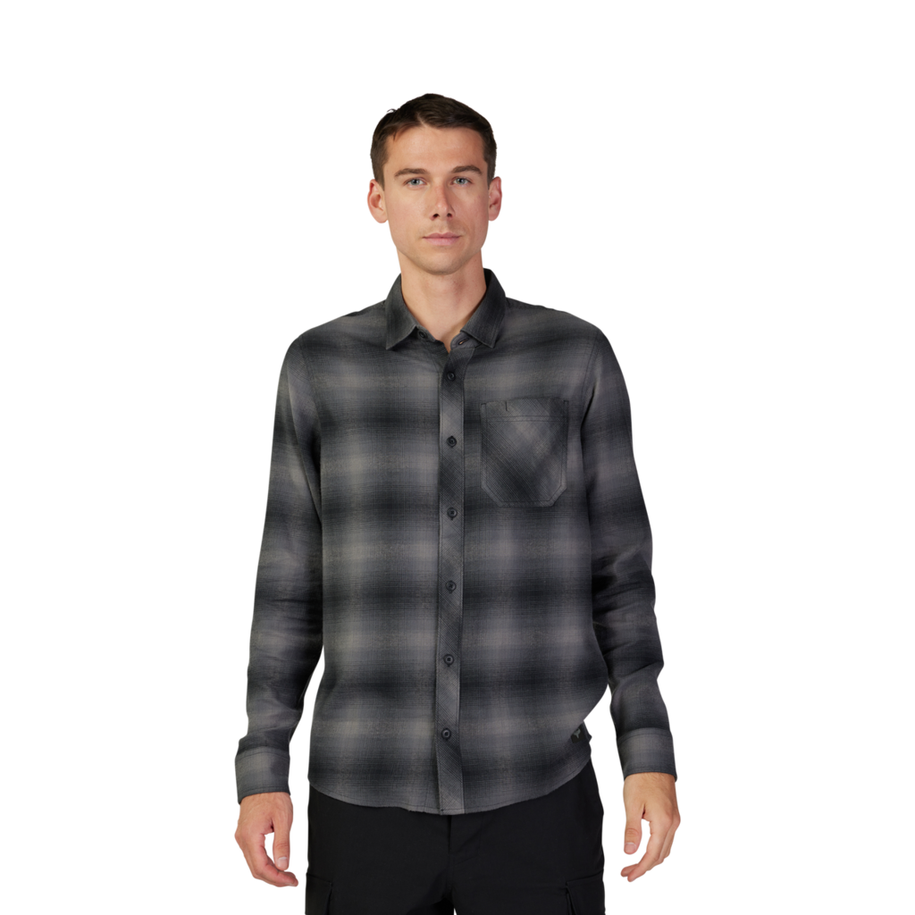 Fox Racing Survivalist Stretch Flannel in SCHWARZ